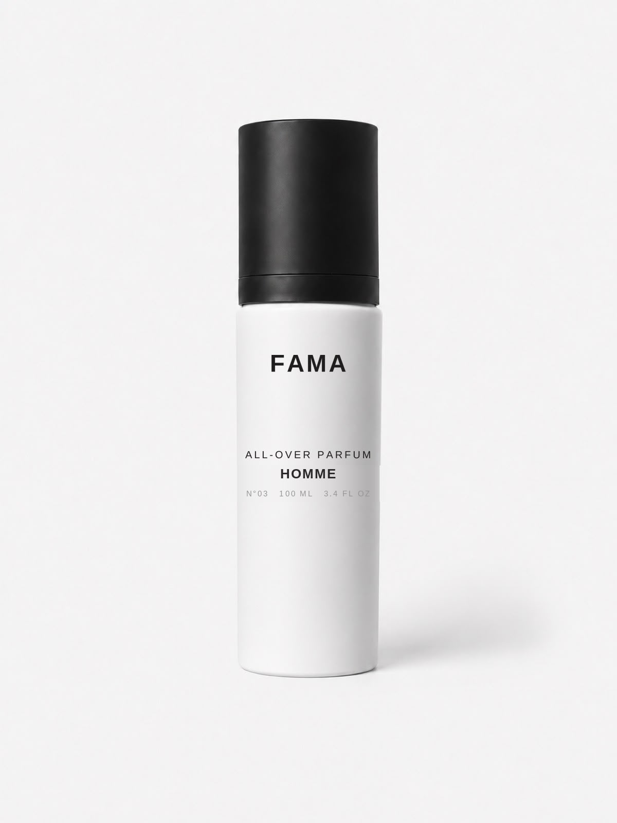 FAMA HOMME N°03 all-over parfum bottle